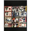 Image 1 : GAME USED JERSEY HOCKEY CARD LOT