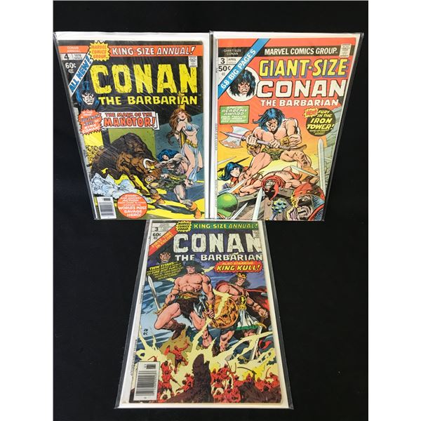 ASSORTED CONAN THE BARBARIAN COMIC BOOK LOT (MARVEL COMICS)