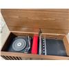 Image 2 : Fleetwood solid state radio, Garrard record player and book of records