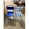 Image 1 : Two folding chairs
