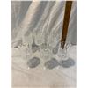 Image 2 : Set of six Crystal D'arc wine goblets