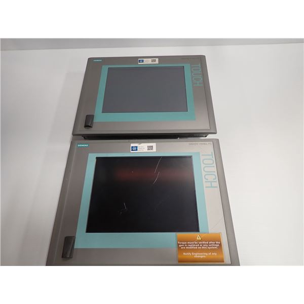 (2) Siemens #6AV7851-0AE20-1AA0 Simatic Panels PC 477B