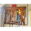 Image 1 : Peg Board with Assorted Hand Tools