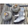 Image 7 : Skates, Hockey Stick, Curling Rocks