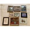 Image 1 : Set of 9 Small Paintings