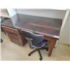 Image 1 : Vintage Office Desk and Office Chair