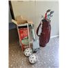 Image 1 : Golf Clubs, Golf Cart Chariot and Golf Bag