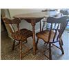 Image 2 : Dining Room Table with 4 Matching Chairs and 3 Separate Chairs