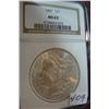 Image 1 : 1887 Morgan Silver Dollar NGC MS63