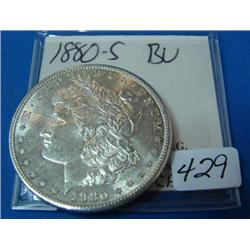 1880-S Morgan Silver Dollar BU