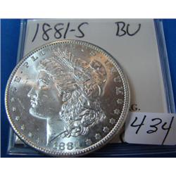 1882-S Morgan Silver Dollar BU