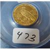 Image 2 : 1911 $2.50 Indian Head Gold Coin PCGS MS62