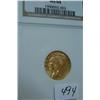 Image 1 : 1926 $2.50 Indian Head Gold Coin NGC MS64