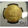 Image 2 : 1925 $20 St. Gaudens Gold Coin NGC MS64
