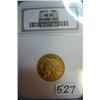 Image 1 : 1911 $5 Indian Head Gold Coin NGC MS62