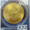Image 2 : 1904 $20 Liberty Gold Coin PCGS MS63