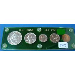 1958 U. S. Proof Set in Capital Plastic Holder