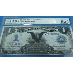 1899 $1.00 Silver Certificate Fr #233, PMG Gem 65 EPQ