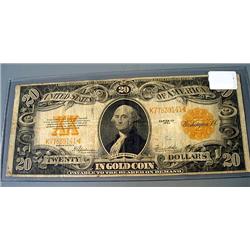 1922 Gold Certificate  VG
