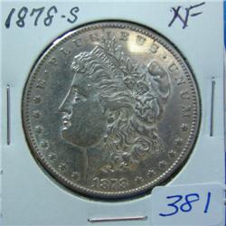 1878-S Morgan Silver Dollar XF