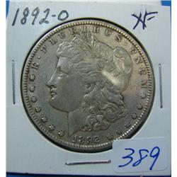 1892-O Morgan Silver Dollar XF