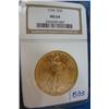 Image 1 : 1924 $20.00 St. Gaudens Gold Coin NGC MS64