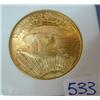 Image 2 : 1924 $20.00 St. Gaudens Gold Coin NGC MS64