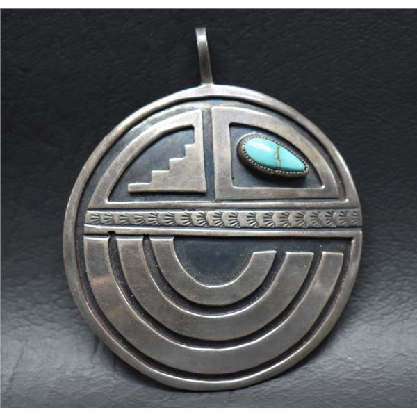 HOPI INDIAN PENDANT (LEWIS LOMAY)