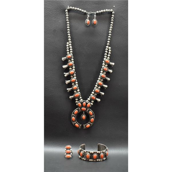 NAVAJO INDIAN JEWELRY SET