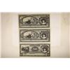 Image 1 : 3 MOVIE PROP BANK OF SONORA MEXICO BILLS: 2-20