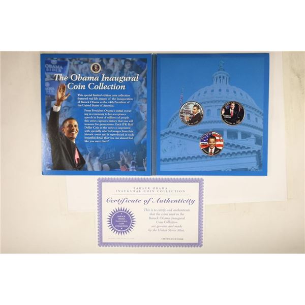2009 OBAMA INAUGURAL COIN COLLECTION FEATURING