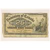 Image 1 : 1900 DOMINION OF CANADA 25 CENT FRACTIONAL BILL