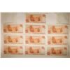 Image 2 : 10-BANK OF ARGENTINA 1 PESO BILLS ALL CONSECUTIVE