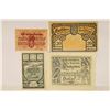 Image 1 : 4 AUSTRIA GERMAN HELLER NOTES, 2-1920-20 HELLERS &