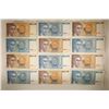 12 YUGOSLAVIAN BILLS: 6-1990-500 DINARA AND