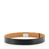 Image 2 : Hermes Depeche Belt Leather Medium Black