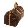 Image 2 : Louis Vuitton Brown Monogram Keepall 55cm Travel Bag