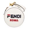 Image 4 : Fendi White Leather Coin Purse With Foldable Nylon Backpack