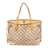 Image 1 : Louis Vuitton Beige Damier Canvas Neverfull PM Tote Bag