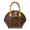 Image 1 : Louis Vuitton Brown Monogram Canvas Leather Ellipse PM Bag