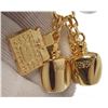 Image 4 : Christian Dior Gold Keychain Bag Charm