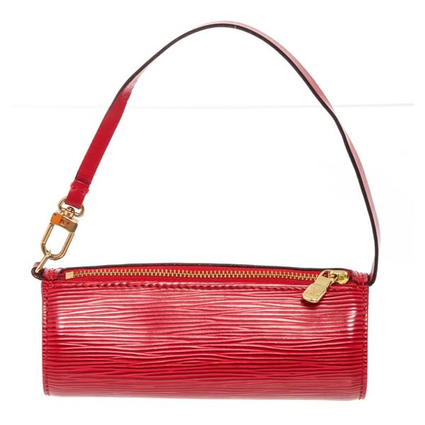 Louis Vuitton Red Epi Leather Mini Papillon Shoulder Bag