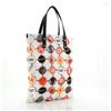 Image 2 : Burberry Flat Tote Printed Nylon Large Multicolor, Print, White