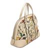Image 2 : Gucci Floral White Leather Dome Convertible Satchel Bag