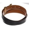 Image 5 : Hermes Black Brown Leather Constance Belt 80
