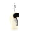 Image 1 : Fendi Karlito Bag Charm Fur with Leather Neutral