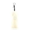 Image 2 : Fendi Karlito Bag Charm Fur with Leather Neutral
