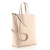 Image 1 : Celine Vertical Cabas Tote Grained Calfskin Small Neutral