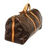 Image 3 : Louis Vuitton Brown Monogram Canvas Keepall 60cm Travel Bag