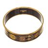 Image 1 : Hermes Black Gold Enamel Bangle